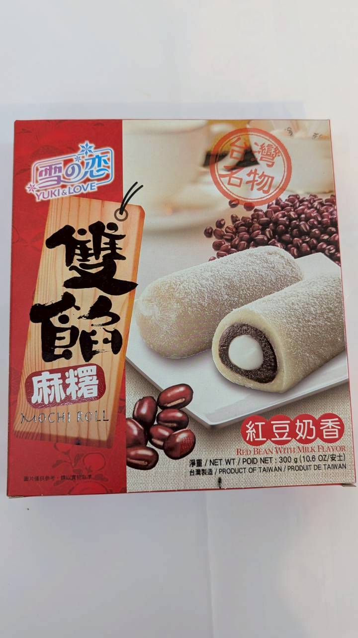 紅豆奶香麻糬